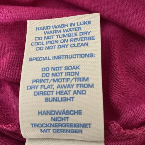 NWT Boden Long Sleeve Embellished Tee Shirt in Mulberry - Size 10 - Picture 10 of 10